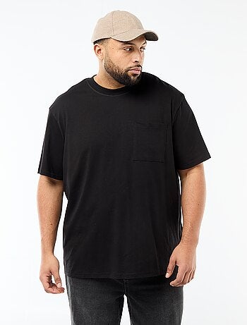 T-shirt de manga curta com bolso no peito