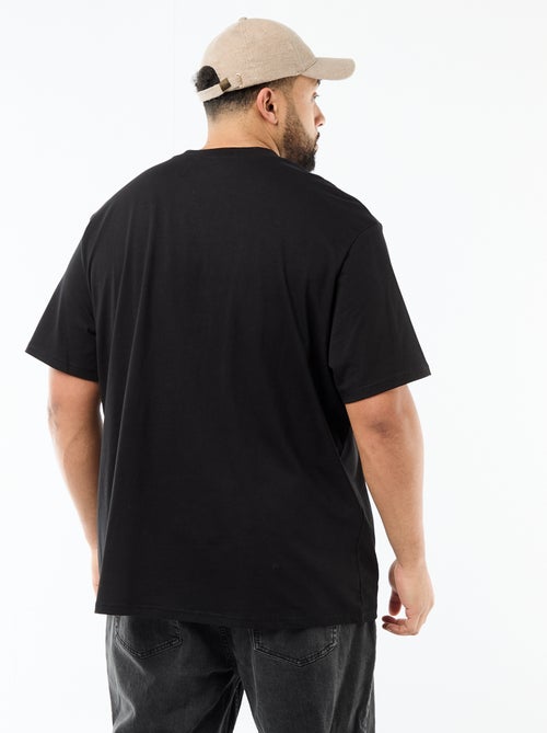 T-shirt de manga curta com bolso no peito - Kiabi