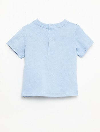 T-shirt de manga curta com bordados
