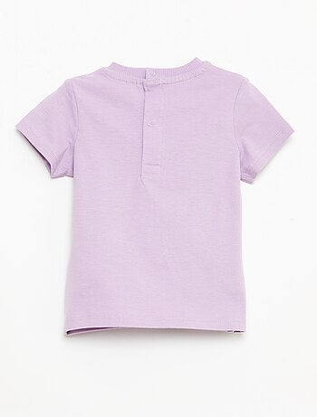 T-shirt de manga curta com bordados