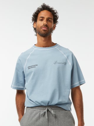 T-shirt de manga curta com corte oversize