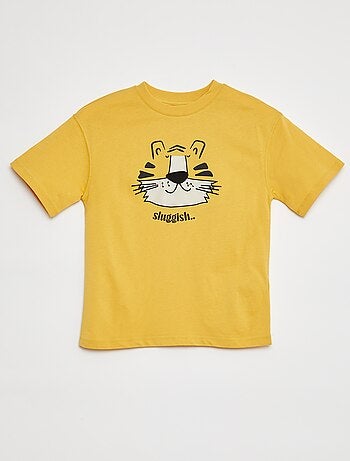 T-shirt de manga curta com estampa