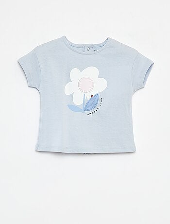 T-shirt de manga curta com estampa