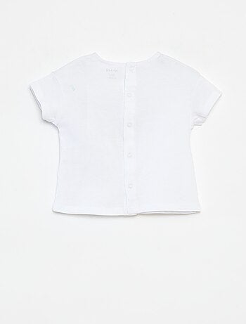 T-shirt de manga curta com estampa
