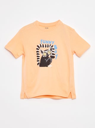 T-shirt de manga curta com estampa
