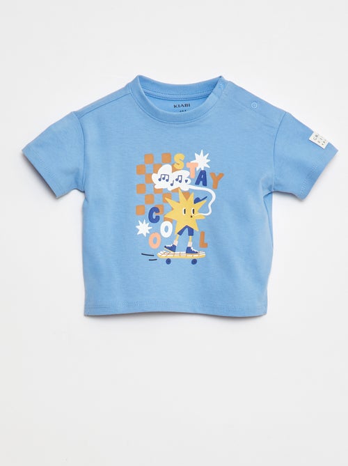 T-shirt de manga curta com estampado - Grafik Edition - Kiabi