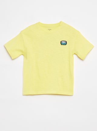 T-shirt de manga curta com estampado