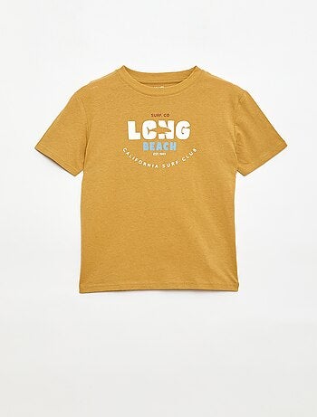 T-shirt de manga curta com estampado