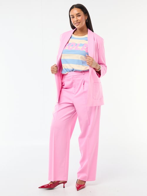 T-shirt de manga curta com estampado - Kiabi