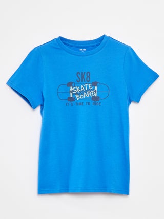 T-shirt de manga curta com estampado