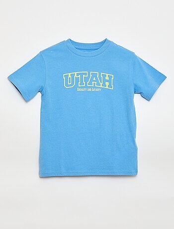 T-shirt de manga curta com estampado