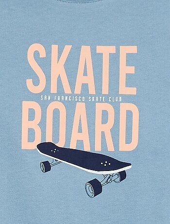 T-shirt de manga curta com estampado