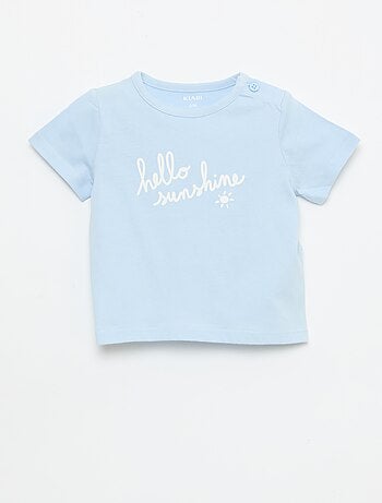 T-shirt de manga curta com estampado