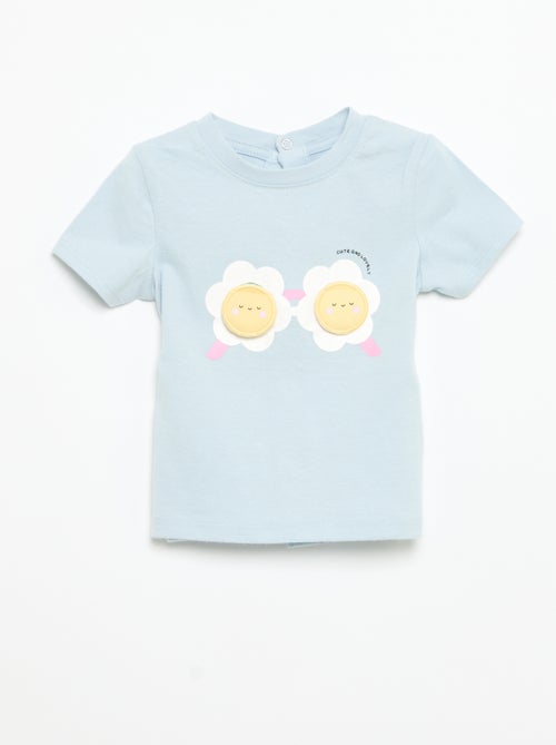 T-shirt de manga curta com estampado - Kiabi T-shirt de manga curta com estampado - Kiabi