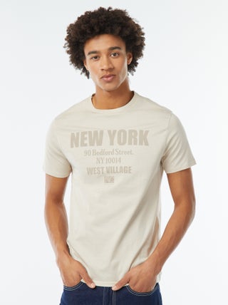 T-shirt de manga curta com estampado