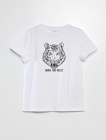 T-shirt de manga curta com estampado