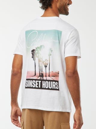 T-shirt de manga curta com estampado