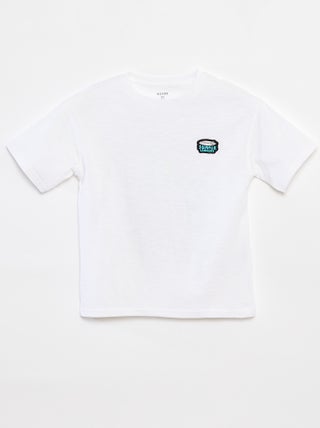 T-shirt de manga curta com estampado