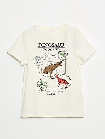 T-shirt de manga curta com estampado
