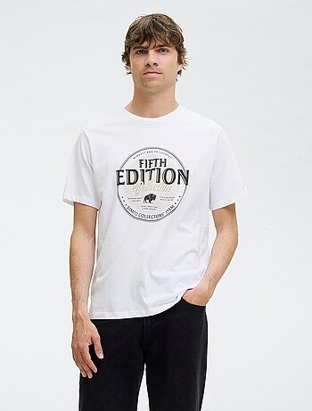 T-shirt de manga curta com estampado