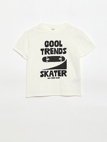 T-shirt de manga curta com estampado