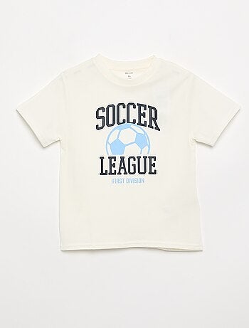 T-shirt de manga curta com estampado