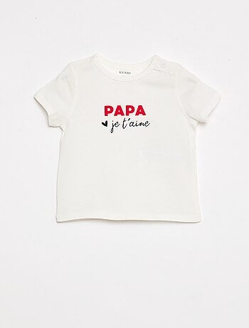 T-shirt de manga curta com estampado