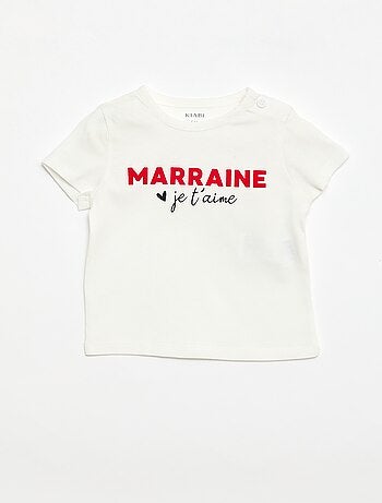 T-shirt de manga curta com estampado