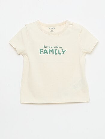 T-shirt de manga curta com estampado