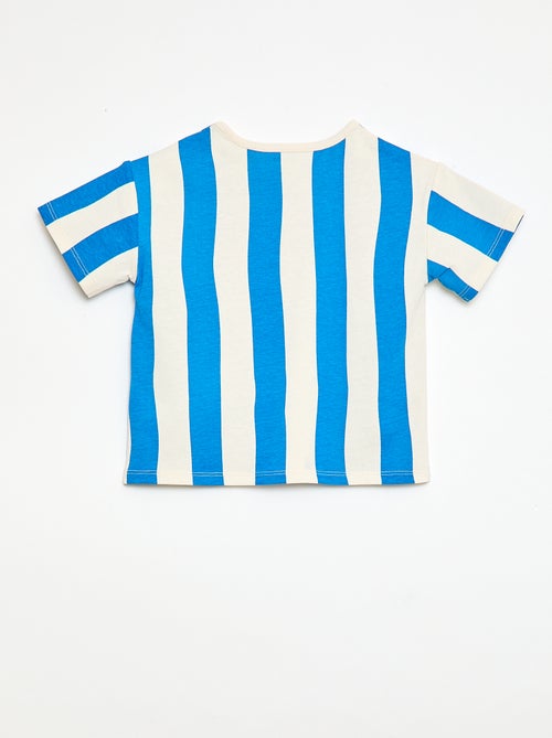 T-shirt de manga curta com estampado - Kiabi