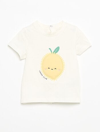 T-shirt de manga curta com estampado