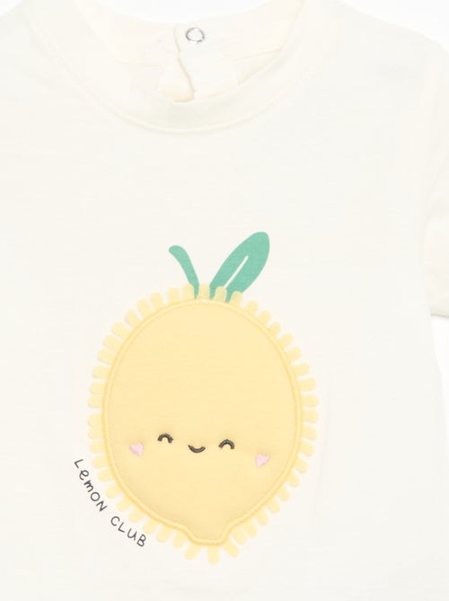 T-shirt de manga curta com estampado - Kiabi T-shirt de manga curta com estampado - Kiabi