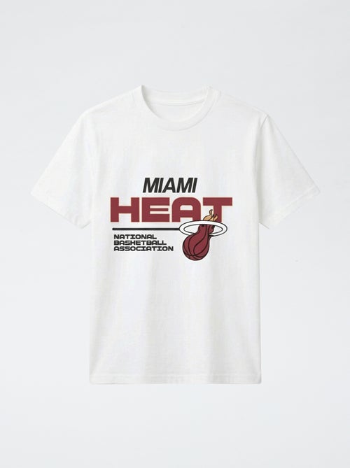 T-shirt de manga curta com estampado - Kiabi