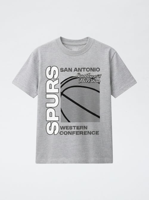 T-shirt de manga curta com estampado - Kiabi