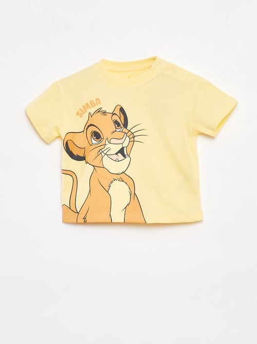 T-shirt de manga curta com estampado 'Disney' - Kiabi