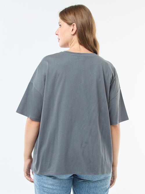 T-shirt de manga curta com estampado 'Disney' 'Bambi' - Kiabi