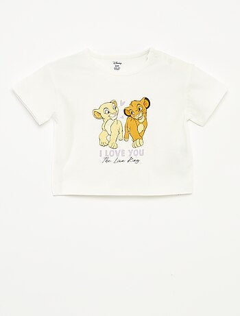 T-shirt de manga curta com estampado 'Disney'