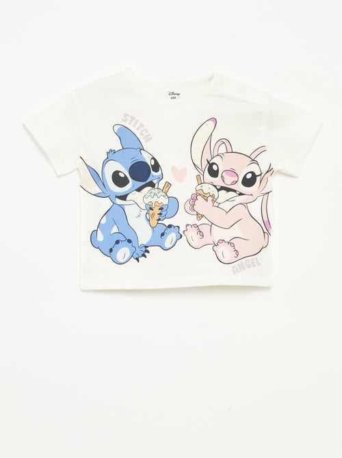 T-shirt de manga curta com estampado 'Disney' - Kiabi