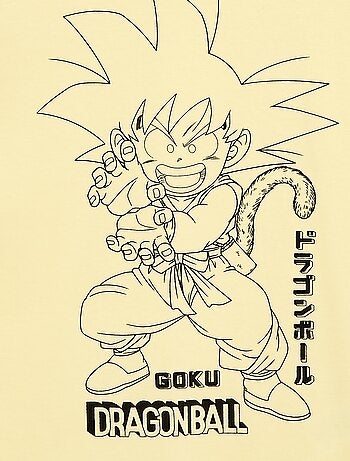 T-shirt de manga curta com estampado 'Dragon Ball Z'