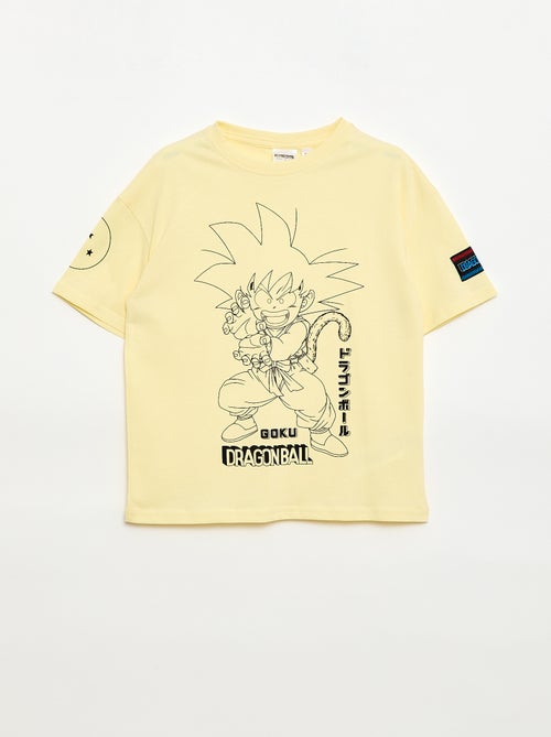 T-shirt de manga curta com estampado 'Dragon Ball Z' - Kiabi
