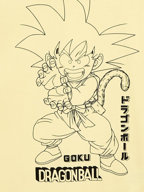 T-shirt de manga curta com estampado 'Dragon Ball Z' - Kiabi