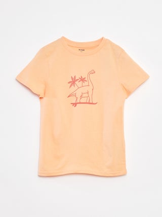 T-shirt de manga curta com estampado