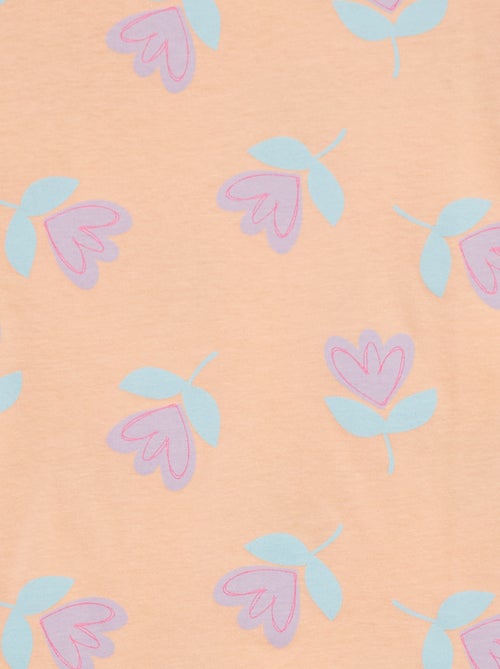 T-shirt de manga curta com estampado - Kiabi