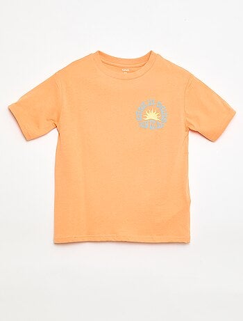 T-shirt de manga curta com estampado