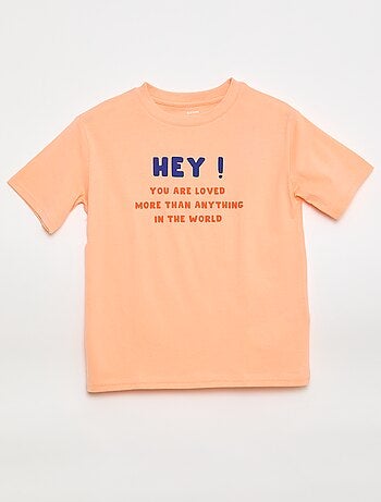 T-shirt de manga curta com estampado