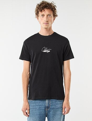 T-shirt de manga curta com estampado