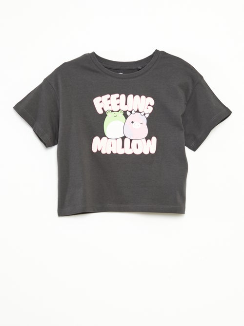 T-shirt de manga curta com estampado - Kiabi