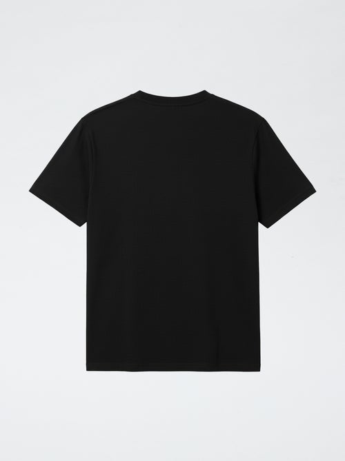 T-shirt de manga curta com estampado - Kiabi