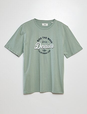 T-shirt de manga curta com estampado 'Produkt'