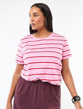 T-shirt de manga curta com estampado